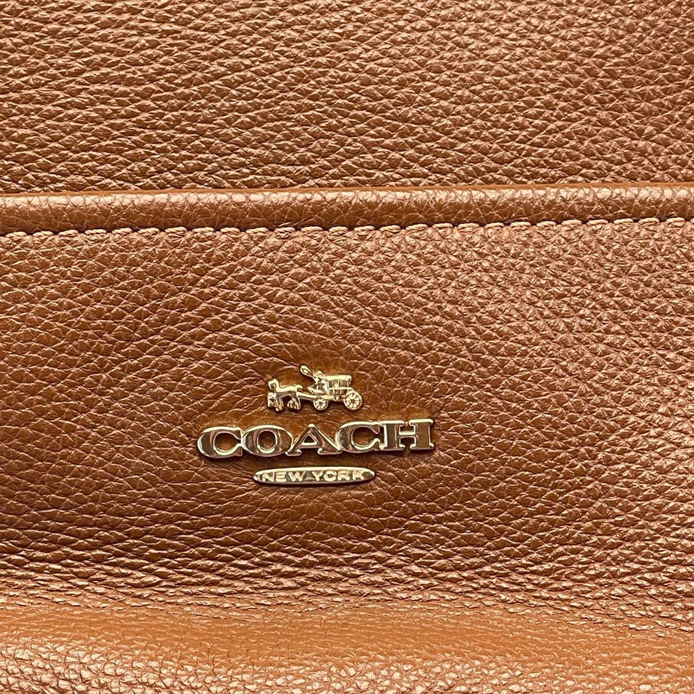 COACH Pebbled Leather Cognac Satchel — Style No. G1781-35830 - Picture 4 of 11